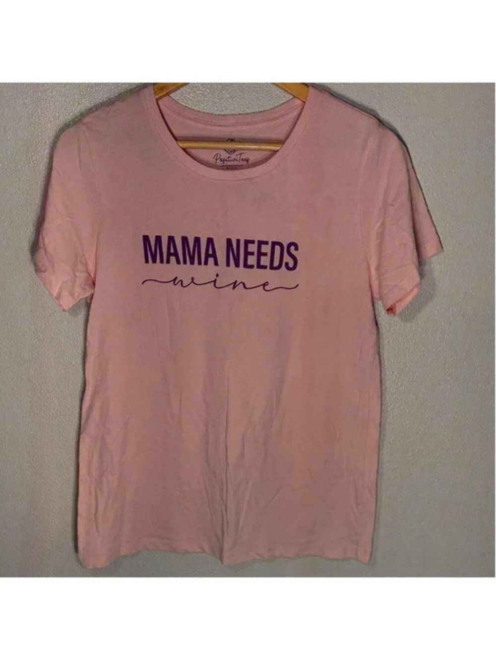 Mama Needs Wine Graphic Tee - Medium